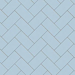 Projectos Sky Blue 3-7/8"x 7-3/4" Ceramic Tile - Per Case of 50 Pieces - 11 Sq. Ft.