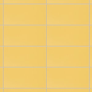 Projectos Sunflower Yellow 3-7/8"x 7-3/4" Ceramic Tile - Per Case of 50 Pieces - 11 Sq. Ft.