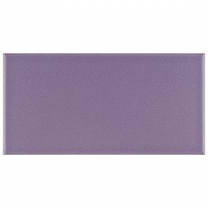 Projectos Violet Purple Matte 3-7/8" x 7-3/4" Ceramic Tile - Sold Per Case of 50 - 11.46 Square Feet