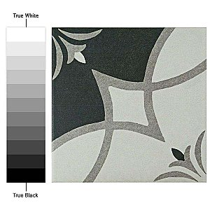 Twenties Vintage Crest 7-3/4" x 7-3/4" Ceramic Tile - Sold Per Case of 25 - .11.11 Square Feet Per Case
