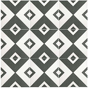 Twenties Vintage Vertex 7-3/4" x 7-3/4" Ceramic Tile - Sold Per Case of 25 - .11.11 Square Feet Per Case