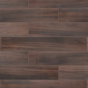 Mt Royale Walnut 6" x 35-1/2" Porcelain Floor & Wall Tile - 9 Tiles Per Case - 13.68 Sq. Ft.