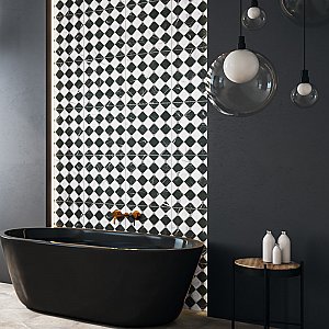 Tuscany Firenze 17-3/8" x 17-3/8" Porcelain Floor/Wall Tile - 7 Tiles Per Case - 14.91 Sq. Ft.