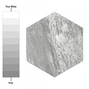 BioTech Bardiglio Hex 11" x 13" Porcelain Floor & Wall Tile - Per Case of 14 - 10.64 Sq. Ft.