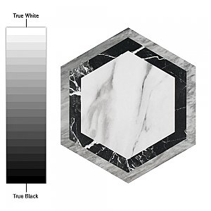 BioTech Bardiglio Hex Agra 11" x 13" Porcelain Floor & Wall Tile - Per Case of 14 - 10.64 Sq. Ft.
