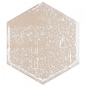 BioTech Bardiglio Hex Agra 11" x 13" Porcelain Floor & Wall Tile - Per Case of 14 - 10.64 Sq. Ft.
