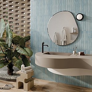 Phoenix Sky 1-7/8" x 17-3/4" Porcelain Floor & Wall Tile - 32 Tiles Per Case - 7.43 Square Feet
