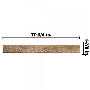 Sedona Sunset 1-7/8" x 17-3/4" Porcelain Floor & Wall Tile - 32 Tiles Per Case - 8.29 Square Feet