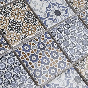 Classico 2" Mix 11-3/4" x 11-3/4" Porcelain Mosaic Floor & Wall Tile - Sold Per Case of 10 - 9.8 Sq. Ft.