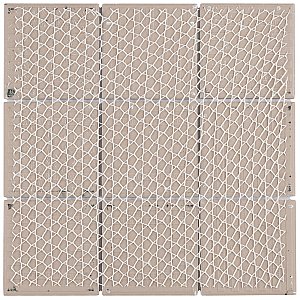 Classico 4" Blue 11-5/8" x 11-5/8" Porcelain Mosaic Floor & Wall Tile - Sold Per Case of 10 - 9.6 Sq. Ft.