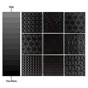 Spirit Black 11-5/8" x 11-5/8" Porcelain Mosaic Tile - 10 Tiles Per Case - 9.6 Sq. Ft.