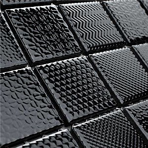 Celadon Graphite  Porcelain Mosaic Tile 11-5/8" x 11-5/8"  - Sold Per Case of 10 - 9.59 Sq Ft Per Case