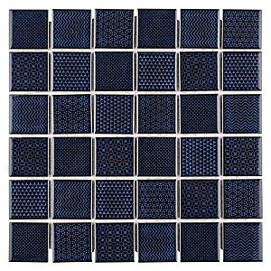 Celadon Royal Porcelain Mosaic Tile 11-5/8" x 11-5/8"  - Sold Per Case of 10 - 9.59 Sq Ft Per Case