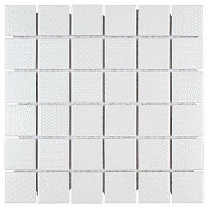 Celadon White Porcelain Mosaic Tile 11-5/8" x 11-5/8"  - Sold Per Case of 10 - 9.59 Sq Ft Per Case