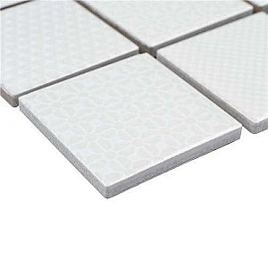 Celadon White Porcelain Mosaic Tile 11-5/8" x 11-5/8"  - Sold Per Case of 10 - 9.59 Sq Ft Per Case