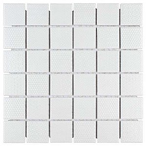 Celadon White Porcelain Mosaic Tile 11-5/8" x 11-5/8"  - Sold Per Case of 10 - 9.59 Sq Ft Per Case