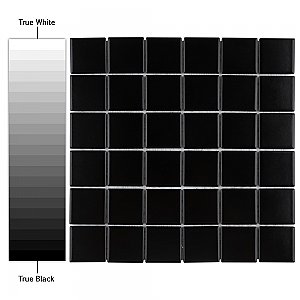 Metro Quad Matte Black 11-3/4" x 11-3/4" Porcelain Mosaic Tile - Sold Per Case of 10 - 9.8 Square Feet