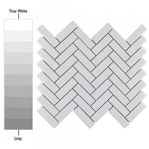 Metro Brick Herringbone Glossy White 10-5/8" x 12-1/2" Porcelain - Sold Per Case of 10 - 9.4 Square Feet