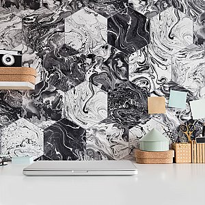 Ebru Hex 9-1/8" x 10-1/2" Porcelain Floor & Wall Tile - 16 Tiles Per Case - 8.16 Sq. Ft.