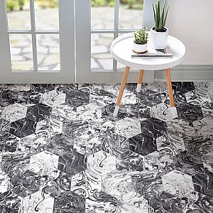 Ebru Hex 9-1/8" x 10-1/2" Porcelain Floor & Wall Tile - 16 Tiles Per Case - 8.16 Sq. Ft.