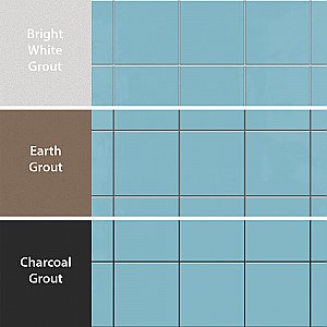 Monocolor Celeste 7-7/8" x 7-7/8" Ceramic Floor and Wall Tile - 25 Tiles Per Case - 11.25 Square Feet