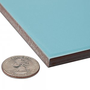 Monocolor Celeste 7-7/8" x 7-7/8" Ceramic Floor and Wall Tile - 25 Tiles Per Case - 11.25 Square Feet