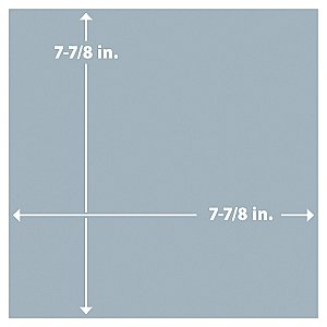 Monocolor Humo 7-7/8" x 7-7/8" Ceramic Floor and Wall Tile - 25 Tiles Per Case - 11.25 Square Feet