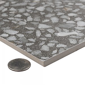 Farnese Amalfi Grafito 11-1/2" x 11-1/2" Porcelain Floor & Wall Tile - 11 Tiles Per Case - 10.34 Sq. Ft.