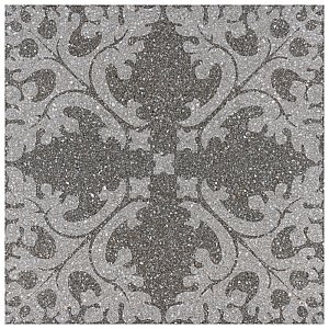Farnese Molise Grafito 11-1/2" x 11-1/2" Porcelain Floor & Wall Tile - 11 Tiles Per Case - 10.34 Sq. Ft.