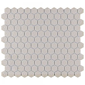 Metro 1" Hex Matte Light Green 10-1/4" x 11-7/8" Porcelain Mosaic Tile - Sold Per Case of 10 - 8.6 Sq. Ft.