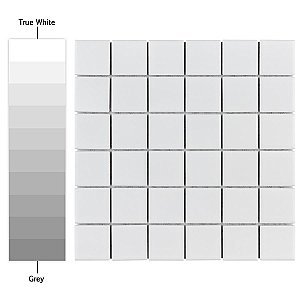 Metro Quad Matte White 11.75" x 11.75" Porcelain Mosaic Tile - Sold Per Case of 10 - 9.79 Square Feet