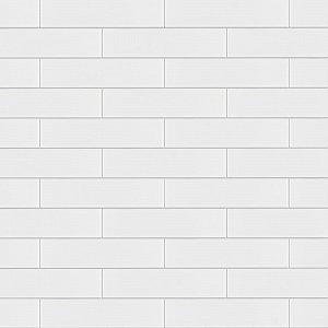 Metro Soho Subway Glossy White 1-3/4" x 7-3/4" Porcelain Floor & Wall Tile - Sold Per Case of 30 - 3.0 Sq. Ft.