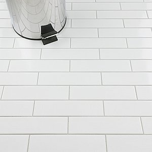 Metro Soho Subway Glossy White 1-3/4" x 7-3/4" Porcelain Floor & Wall Tile - Sold Per Case of 30 - 3.0 Sq. Ft.
