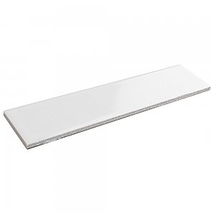 Metro Soho Subway Glossy White 1-3/4" x 7-3/4" Porcelain Floor & Wall Tile - Sold Per Case of 30 - 3.0 Sq. Ft.