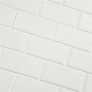 Metro Subway Matte White 11-3/4" x 11-3/4" Porcelain Mosaic - Sold Per Case of 10 - 9.8 Square Feet Per Case