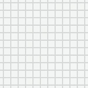 Metro 1" Square Glossy White 10-3/4" x 11-3/4" Porcelain Mosaic Floor & Wall Tile - Sold Per Case of 10 - 9.0 Sq. Ft.