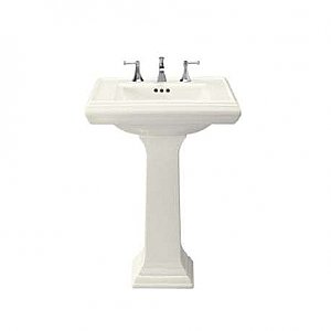 Kohler Memoirs Classic 27" Pedestal Lavatory Sink - Multiple Drilling Options