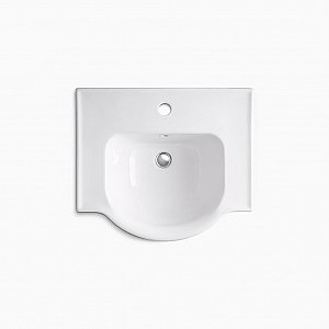Kohler Veer® 21" Pedestal Bathroom Sink with Multi Faucet Hole Options