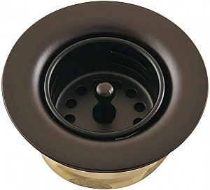 Tacoma Stainless Steel Bar Sink Duo Basket Strainer - Oil Rubbed Bronze