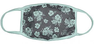 Face Covering or Mask - Blue Floral