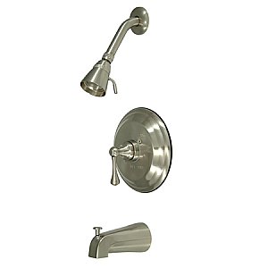 Pressure Balance Tub & Shower Set - Satin Nickel
