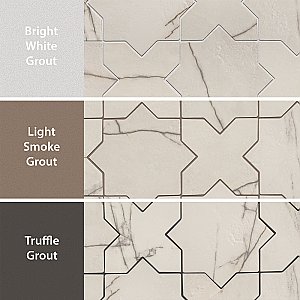 Istanbul Star Day with Day Cross 6" x 12" Porcelain Floor and Wall Tile - 32 Tiles Per Case - 8.64 Square Feet