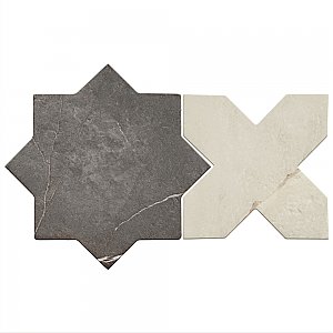 Istanbul Star Night with Day Cross 6" x 12" Porcelain Floor and Wall Tile - 32 Tiles Per Case - 8.64 Square Feet