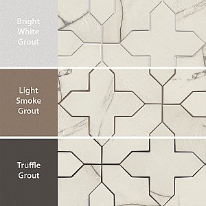 Istanbul Squire Shield Day with Day Cross 6" x 8-3/8" Porcelain Floor and Wall Tile - 48 Tiles Per Case - 9.12 Square Feet