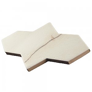 Istanbul Templar Shield Day with Night Cross 8-3/8" x 8-3/8" Porcelain Floor and Wall Tile - 36 Tiles Per Case - 6.37 Square Feet