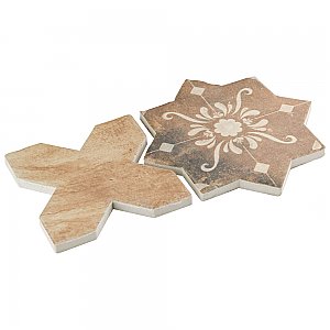 Tech Land Star Fire Temple/Cross Fire 6" x 12" Porcelain Floor & Wall Tile - 1 Tiles Per Case - 0.57 Sq. Ft.