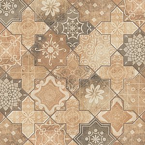 Tech Land Star Fire Temple/Cross Fire Temple 6" x 12" Porcelain Floor & Wall1 Tiles Per Case - 0.57 Sq. Ft.