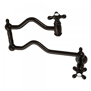 Heritage Wall Mount Pot Filler -  Oil Rubbed Bronze
