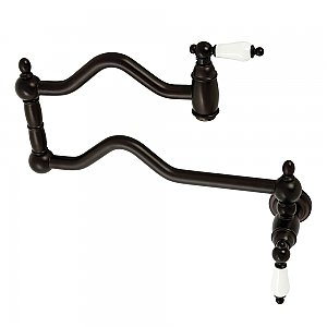 Heritage Wall Mount Pot Filler -  Oil Rubbed Bronze