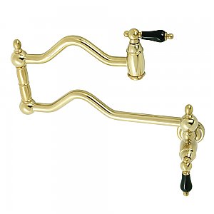 Duchess Wall Mount Pot Filler -  Brushed Brass